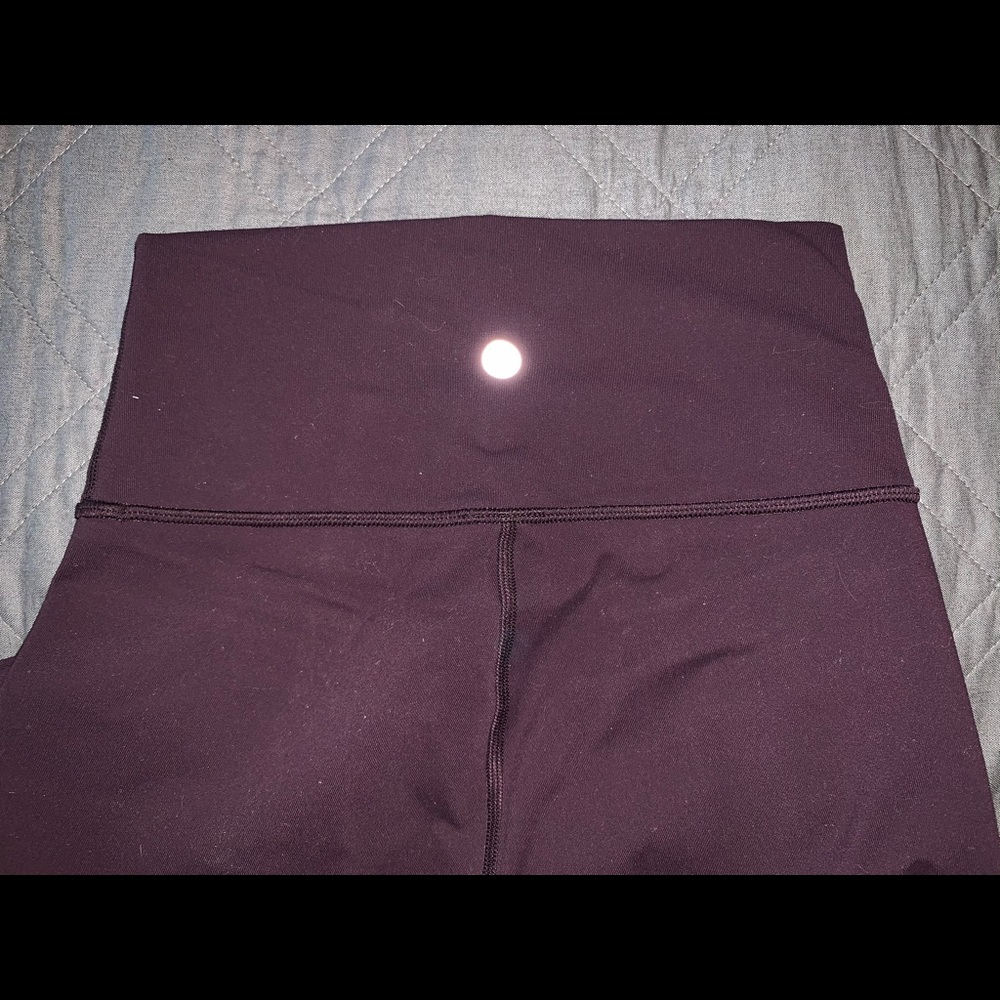 High-Waisted Purple Leggings